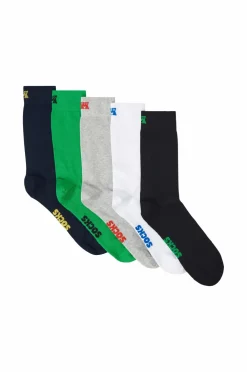 Happy Socks Strømper Solid Socks 5-pak White Clearance