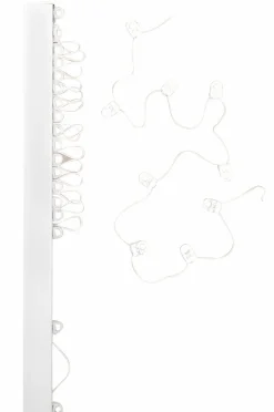 Hasta Gardintilbehør>Gardinskinne Alex Wave 250 cm Hvid