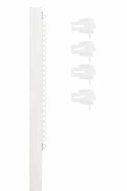 Hasta Gardinskinne konveks 150 cm Hvid Hot