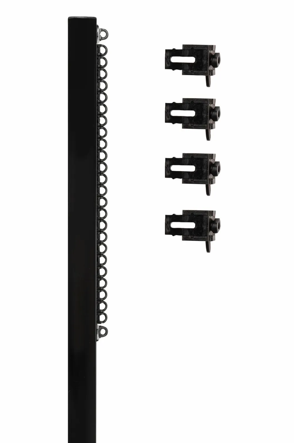 Hasta Gardintilbehør>Gardinskinne konveks 150 cm Sort