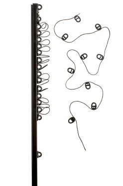 Hasta Gardinskinne U Wave 200 cm Sort