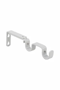 Hasta Gardinstangbeslag dobbelt 16/19 mm Hvid