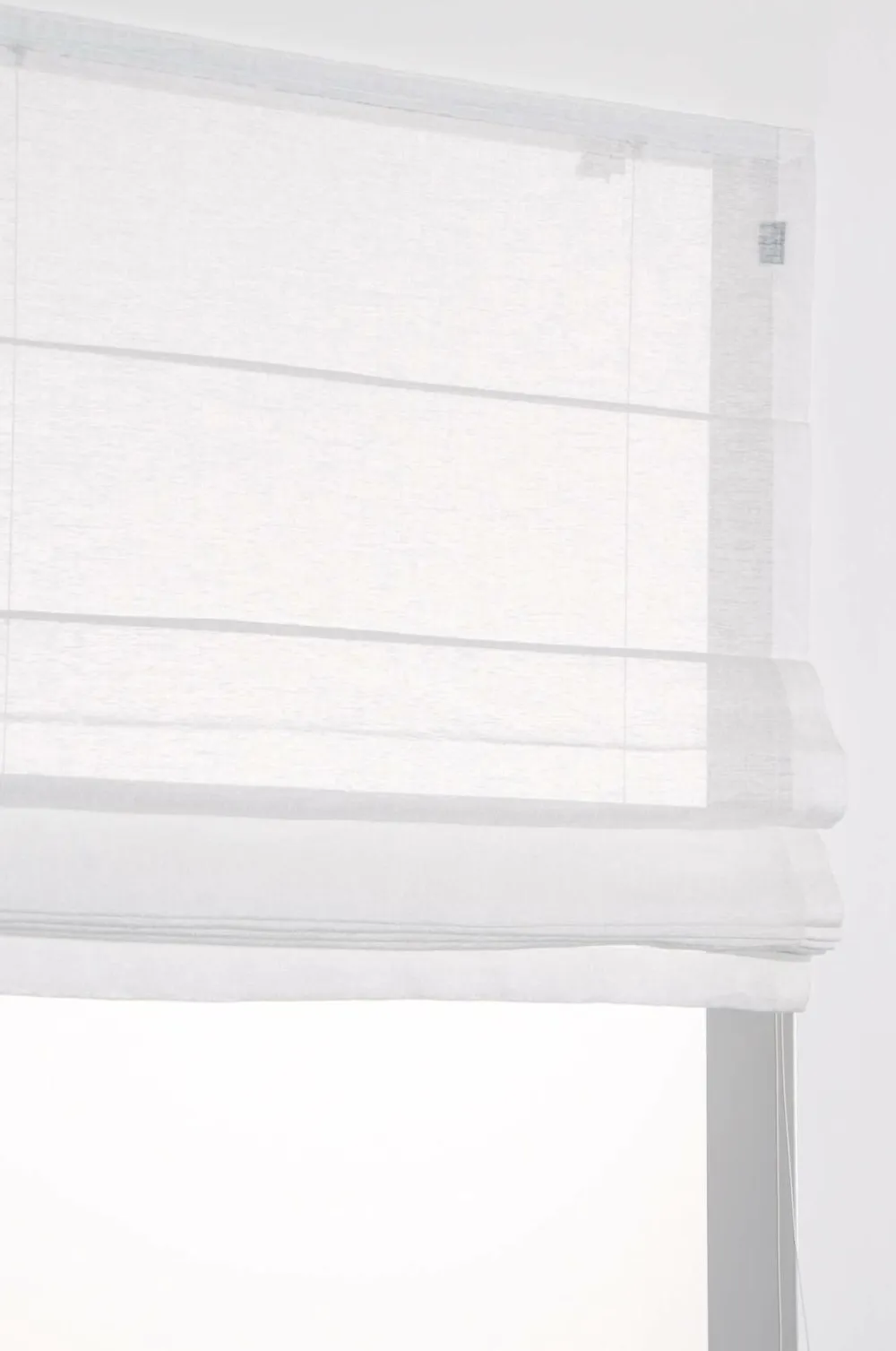 Hasta Skimra liftgardin Hvid Discount