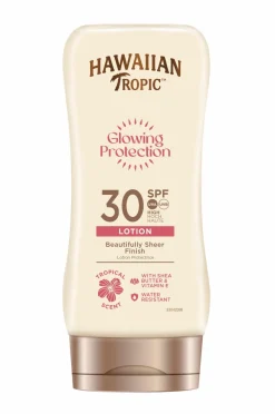 Hawaiian Tropic Solbeskyttelse>Glowing Protection Lotion SPF30 180 ml Ingen farve