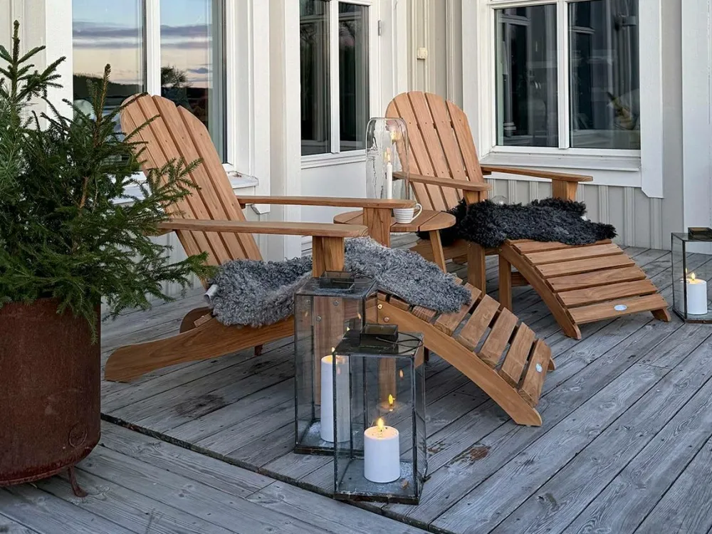 Hillerstorp Udemøbler & Have>Dækstol Tennessee Teak Nature Beige