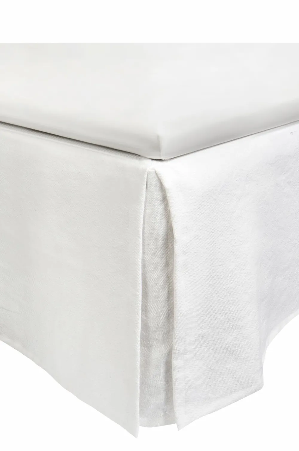 Himla Sengekapper>Sengenederdel Weeknight 42 cm Vit