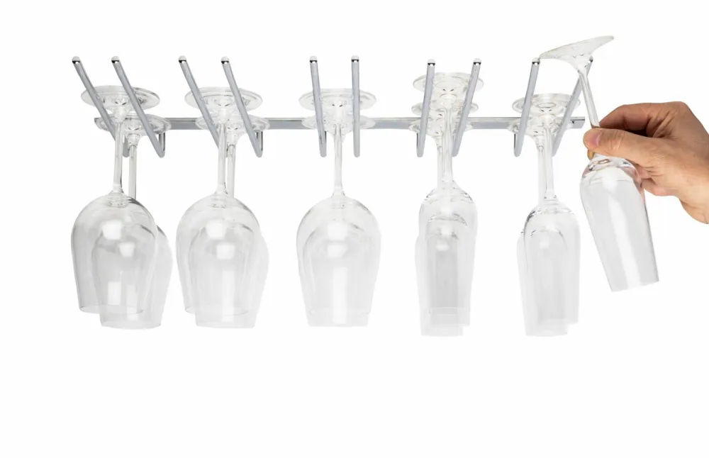 Hippie de Luxe Glasshanger 15 glas loft Sølvfarvet Clearance