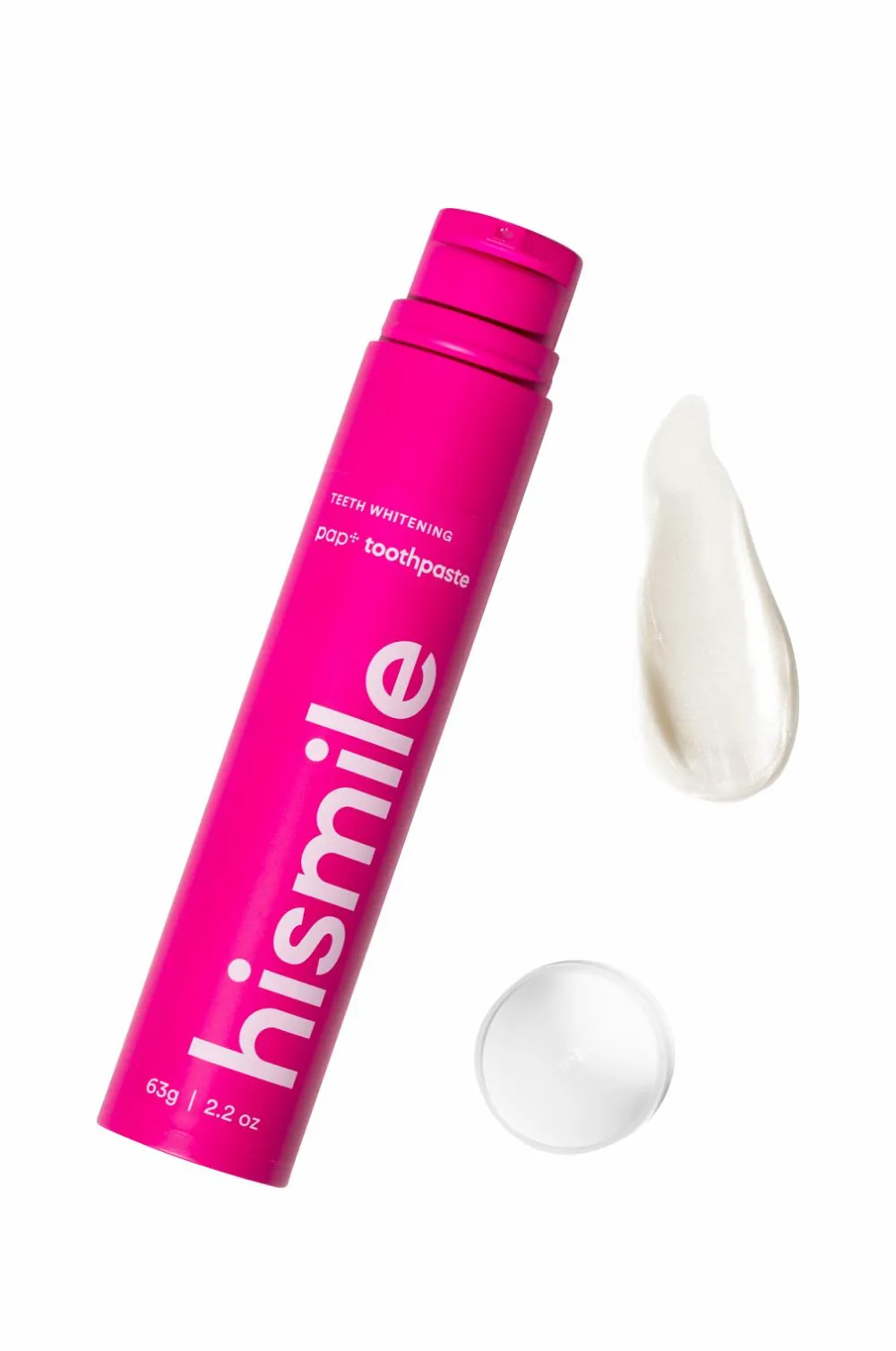 Hismile PAP+ Whitening Toothpaste 63 g No color New