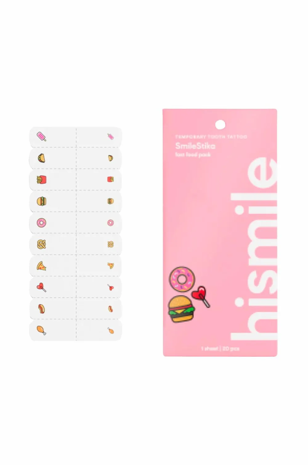 Hismile SmileStika Pack 20 stk. Fast Food Outlet