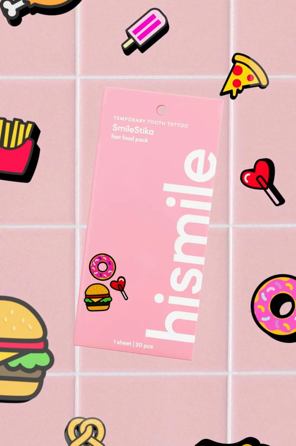 Hismile SmileStika Pack 20 stk. Fast Food Outlet