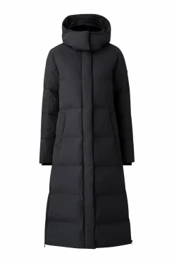 Áhkká Dunfrakke Down Coat Parka W Sort Hot