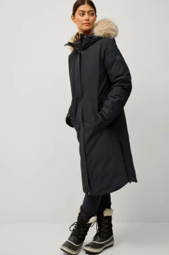 Áhkká Overtøj|Overtøj>Dunparka Down Parka Polar W Sort