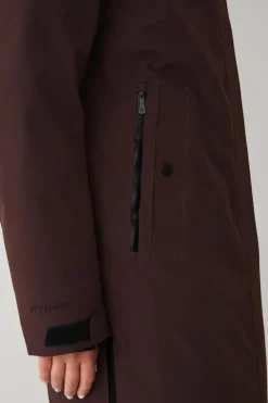 Áhkká Dunparka Down Parka Polar W Mørk brun Outlet