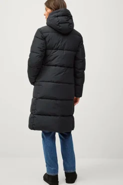 Áhkká Frakke Warm Mid Length Parka W Sort Sale