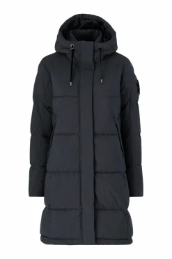 Áhkká Jakke Gold Warm Parka Matte Sort Sale