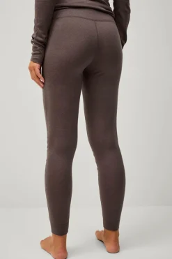 Áhkká Merino Wool Pant W Mørkebrun Outlet