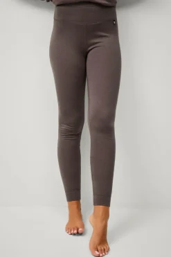 Áhkká Merino Wool Pant W Mørkebrun Outlet