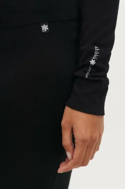 Áhkká Merino Wool Pant W Black mdf/metal Hot