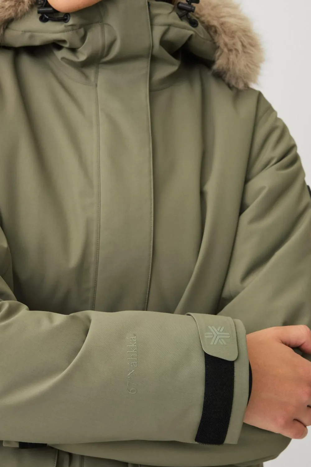 Áhkká Parka Urban Padded Long Parka W mosgrøn Hot