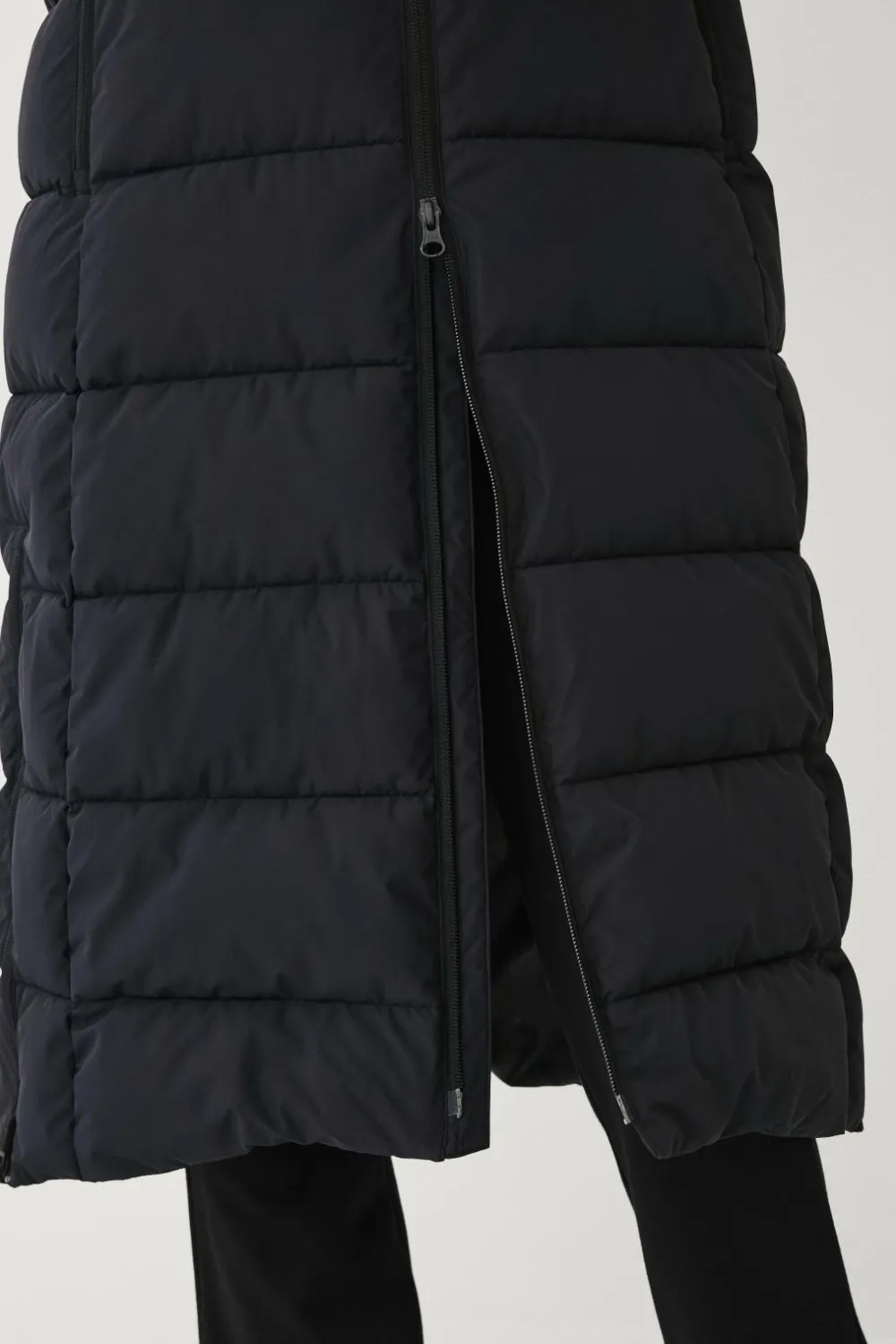 Áhkká Overtøj>Parkacoat Long Padded Parka W Hood Jr Black mdf/metal