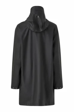 Áhkká Regnjakke PU Parka W Sort Clearance