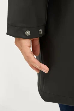 Áhkká Regnjakke PU Parka W Black mdf/metal Outlet