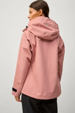 Áhkká Regnjakke Rain Jacket W Brunrosa New