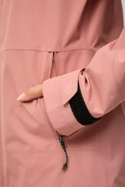 Áhkká Regnjakke Rain Jacket W Brunrosa New