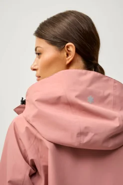 Áhkká Regnjakke Rain Jacket W Brunrosa New