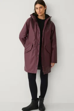 Áhkká Regnparka Padded PU W Rødbrun Hot