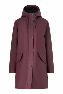 Áhkká Regnparka Padded PU W Rødbrun Hot
