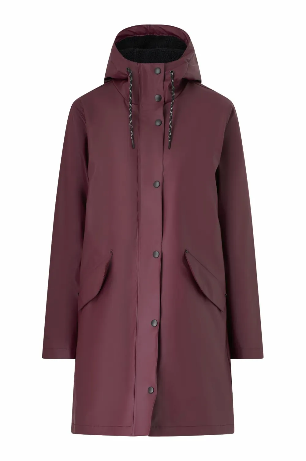 Áhkká Regnparka Padded PU W Rødbrun Hot