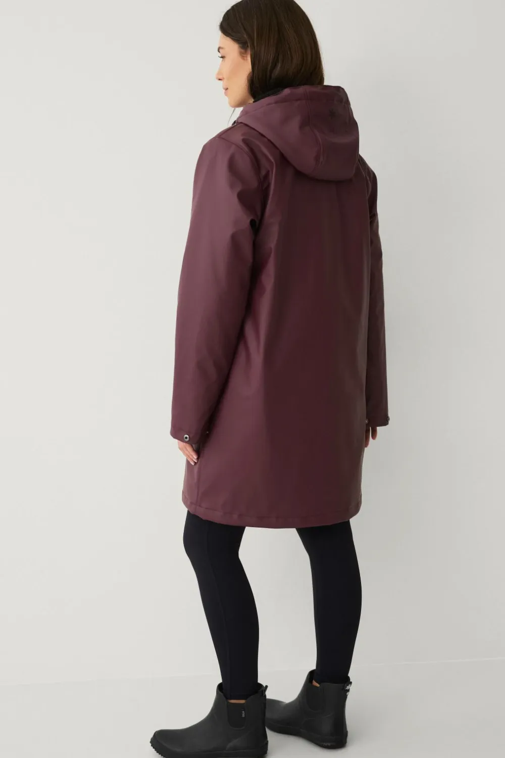 Áhkká Regnparka Padded PU W Rødbrun Hot