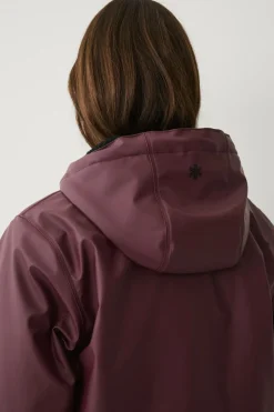 Áhkká Regnparka Padded PU W Rødbrun Hot