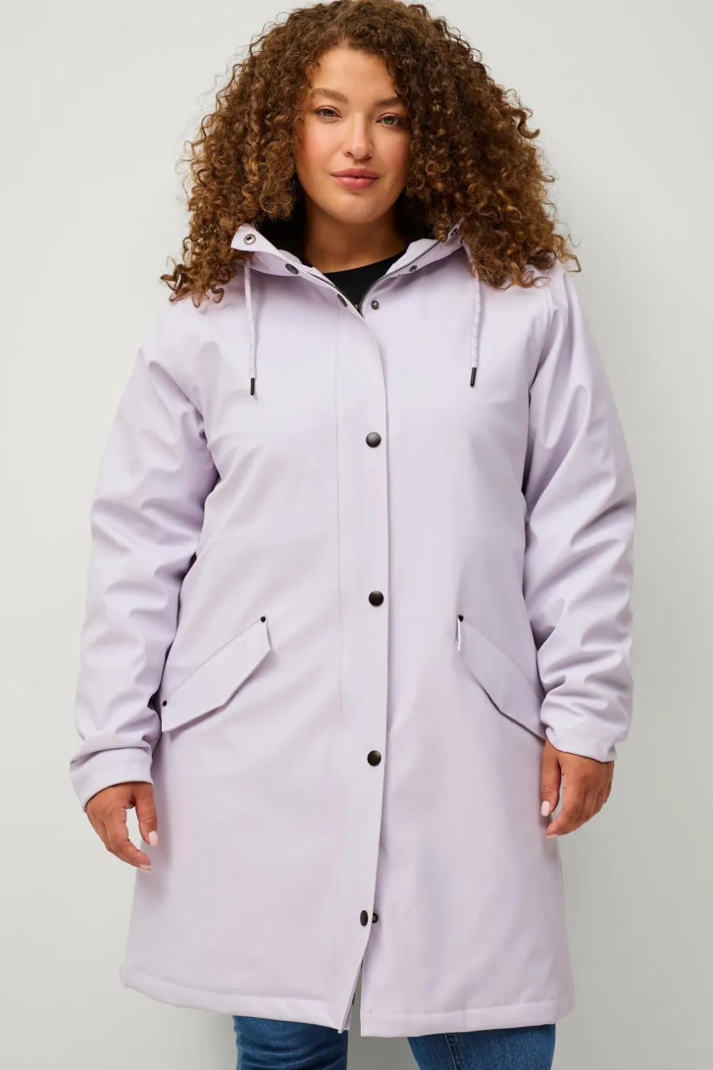 Áhkká Regnparka Padded PU W Lyslilla New
