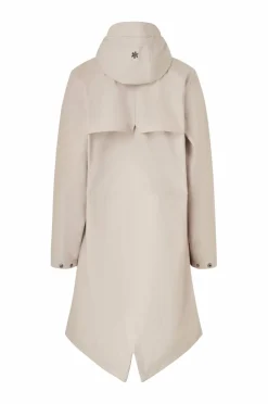 Áhkká Regnparka Rain Waist Parka PU Kittbeige Outlet