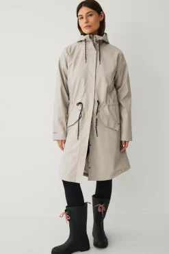 Áhkká Regnparka Rain Waist Parka PU Kittbeige Outlet