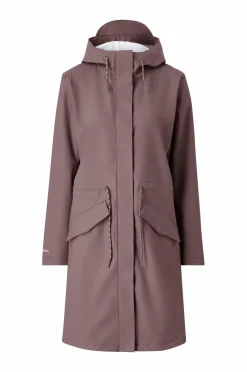 Áhkká Regnparka Rain Waist Parka PU Brun Online