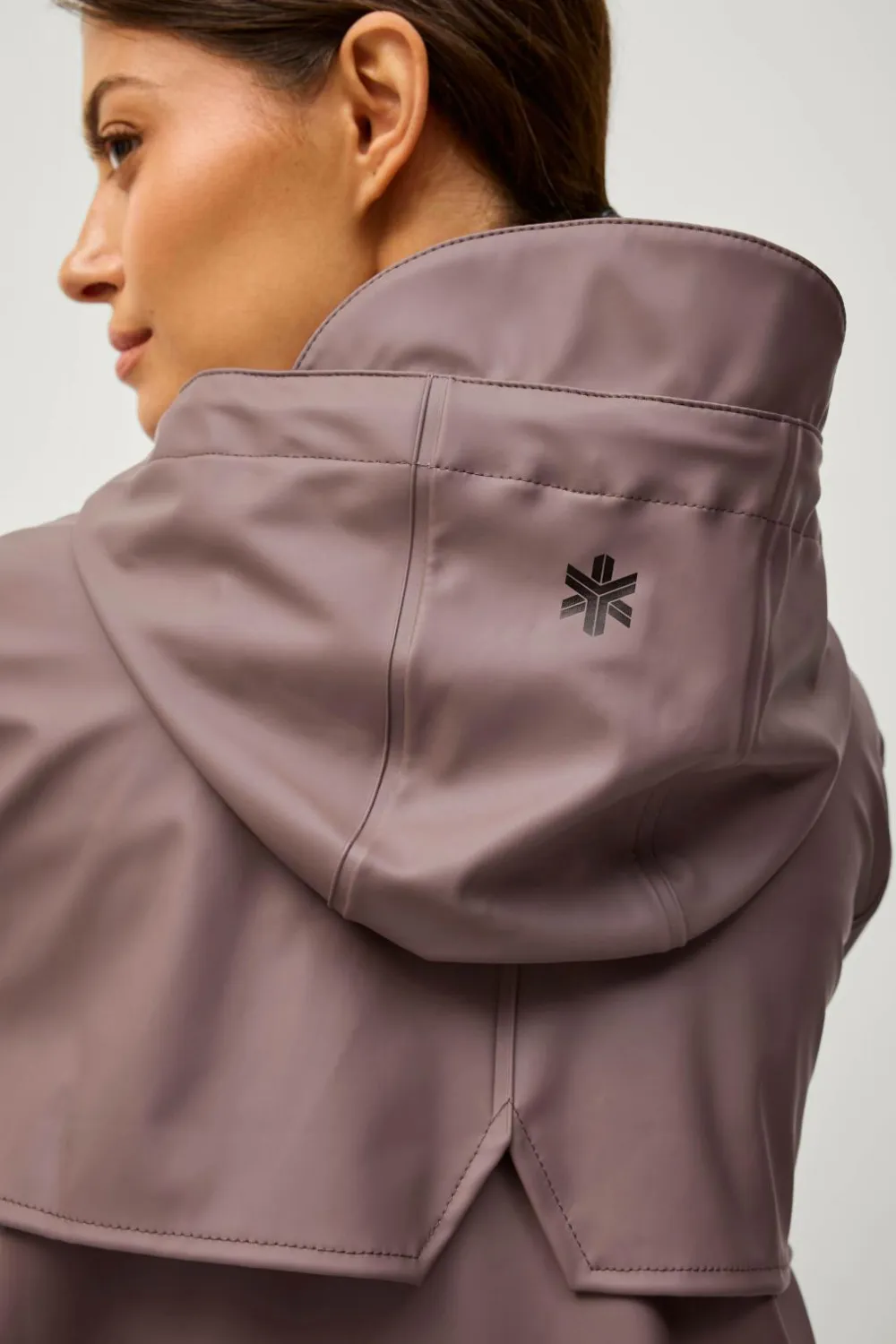 Áhkká Regnparka Rain Waist Parka PU Brun Online