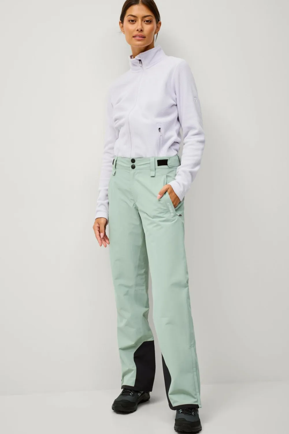 Áhkká Overtøj|Overtøj>Shell-bukser Shell Pant W Grågrøn