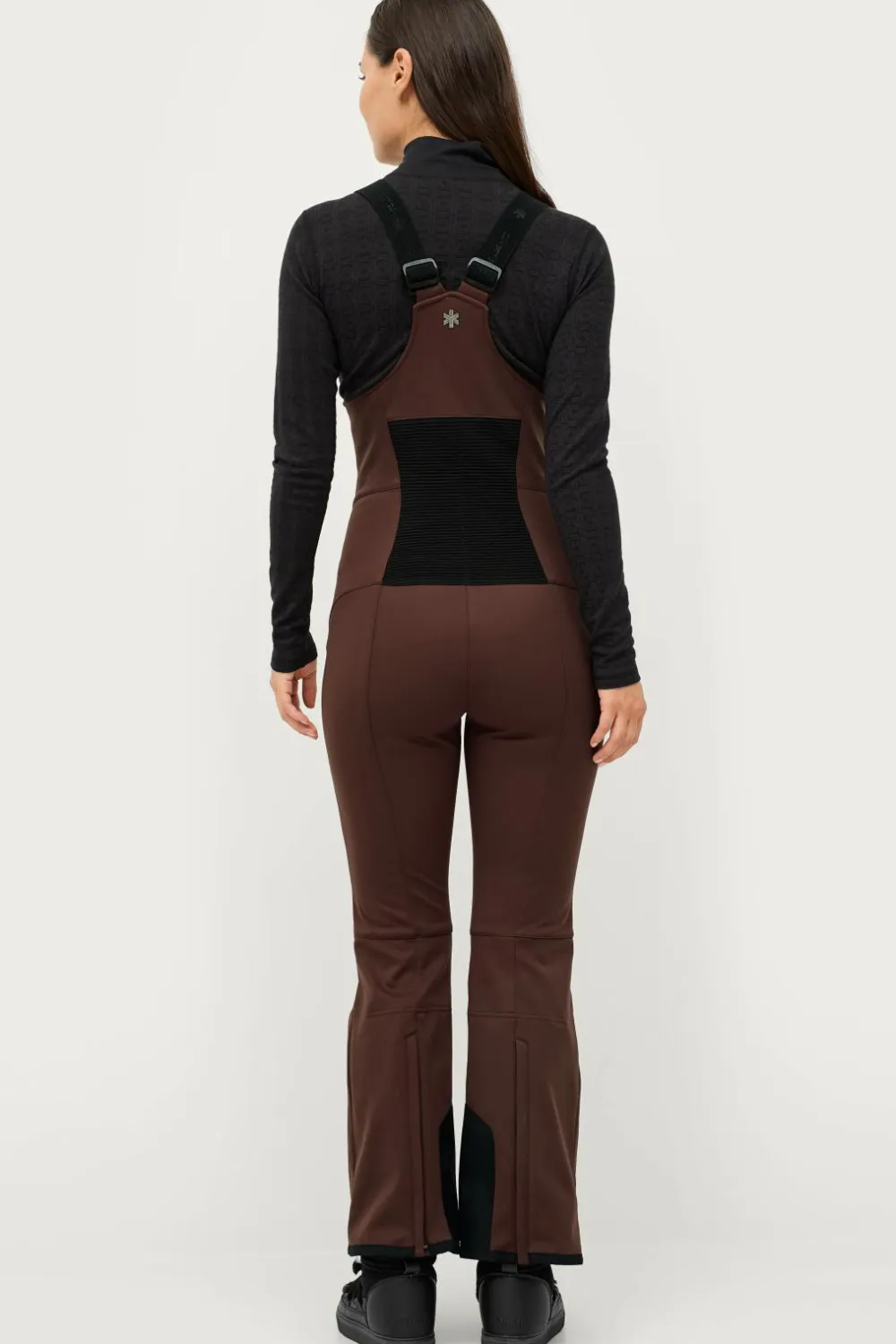 Áhkká Skibukser Gold Softshell Bib Ski Pant Dyb mahogni Discount