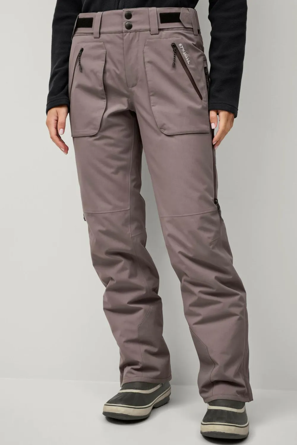 Áhkká Overtøj|Overtøj>Skibukser Light Padded Ski Pants Brun