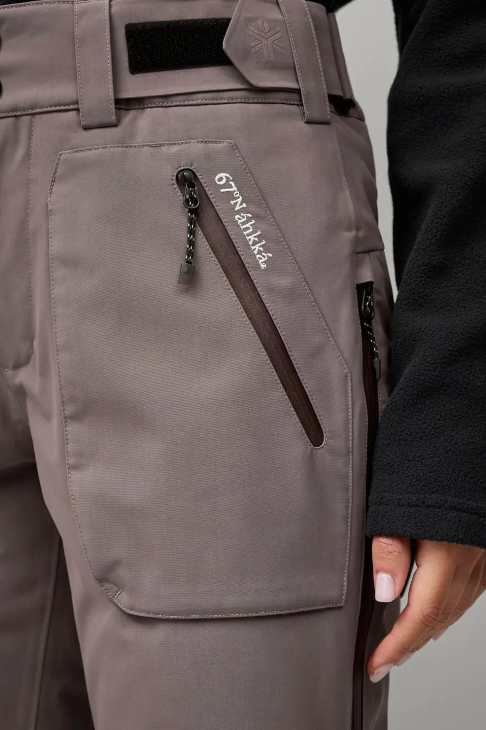 Áhkká Overtøj|Overtøj>Skibukser Light Padded Ski Pants Brun