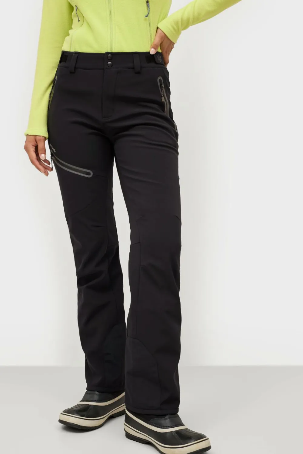 Áhkká Overtøj|Overtøj>Skibukser Softshell Ski Pants Sort
