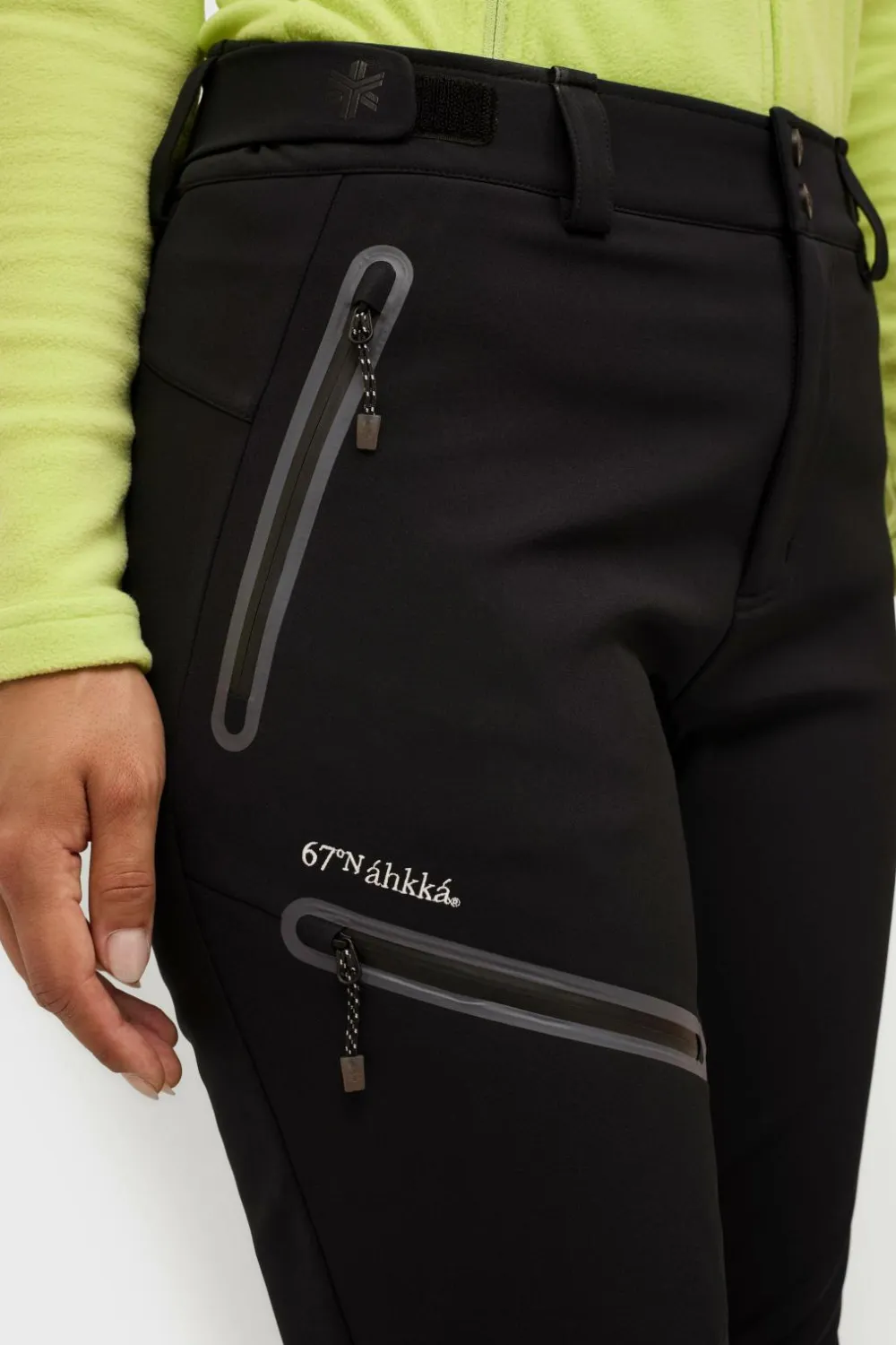 Áhkká Overtøj|Overtøj>Skibukser Softshell Ski Pants Sort