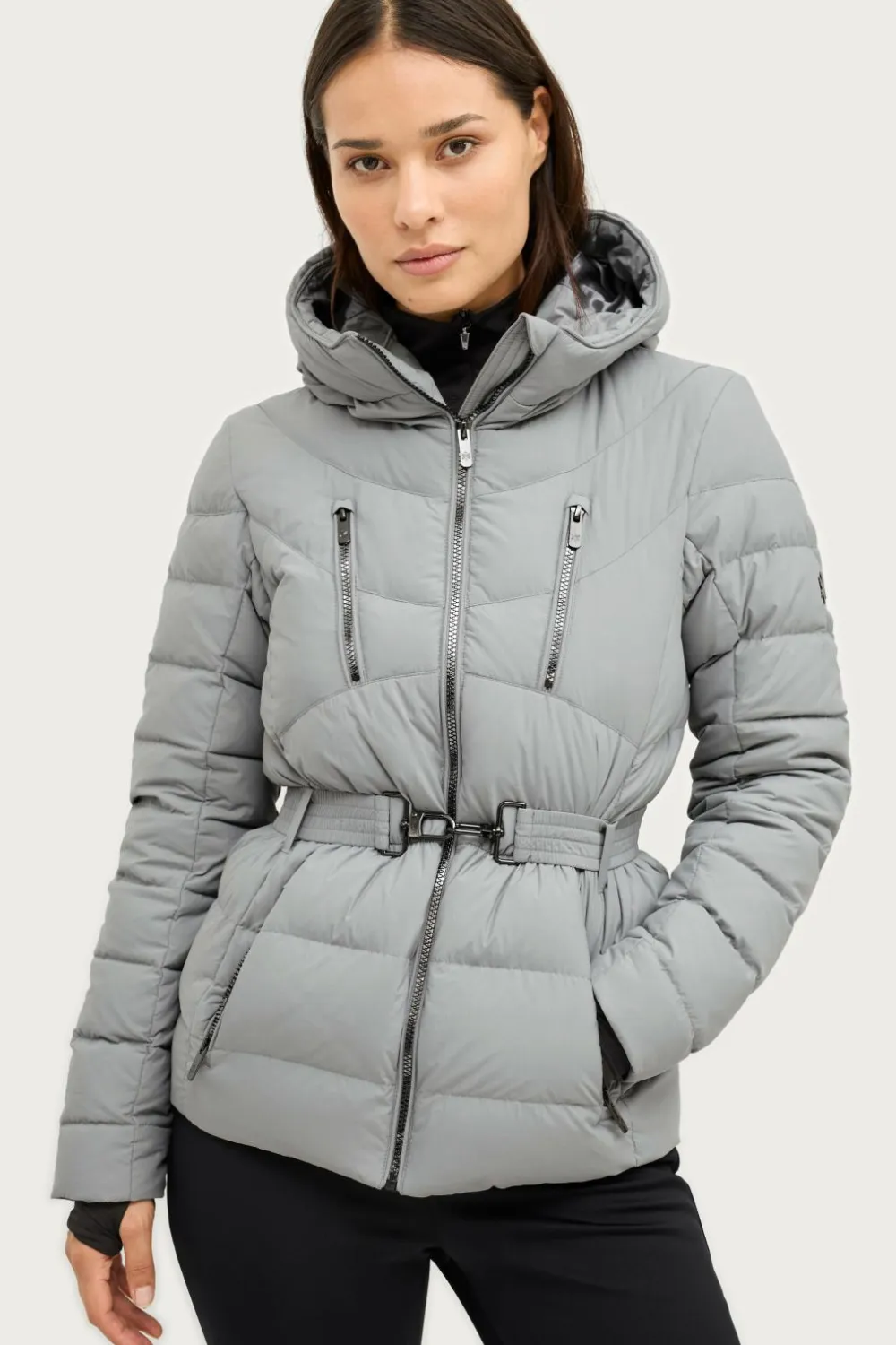 Áhkká Overtøj|Overtøj>Skijakke Gold Ski Jacket w Clasp Gråblå