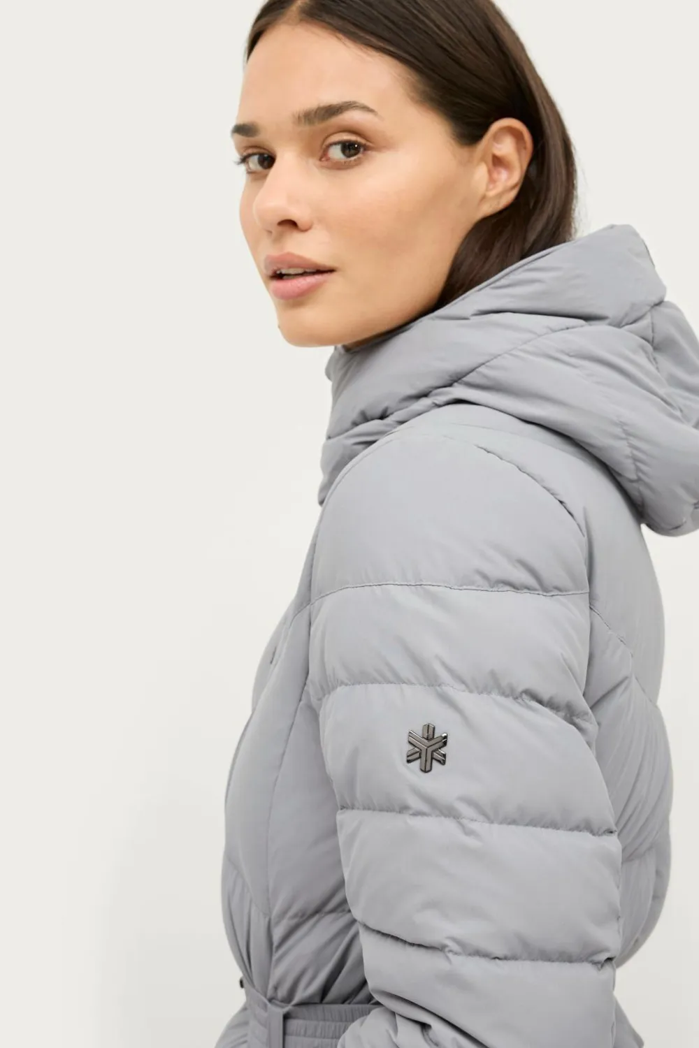 Áhkká Overtøj|Overtøj>Skijakke Gold Ski Jacket w Clasp Gråblå