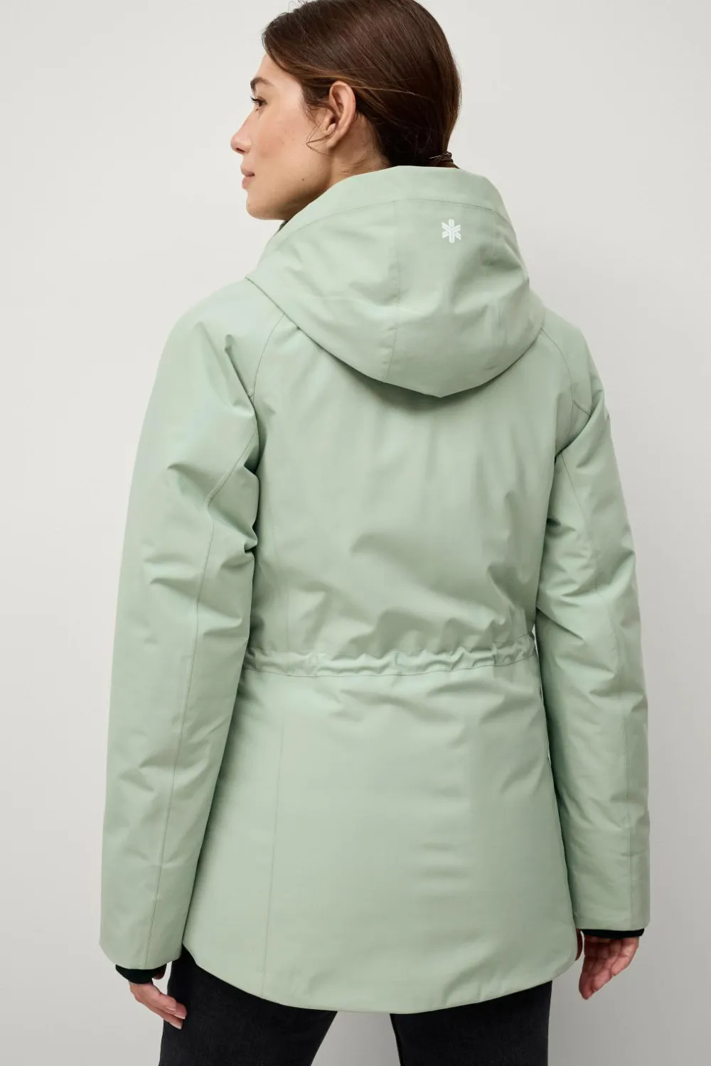 Áhkká Skijakke Outdoor Jacket Padded Grågrøn Clearance