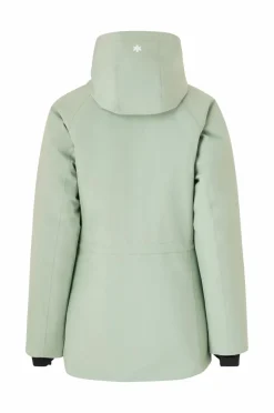 Áhkká Skijakke Outdoor Jacket Padded Grågrøn Clearance