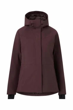 Áhkká Skijakke Outdoor Jacket Padded Chokoladebrun Outlet
